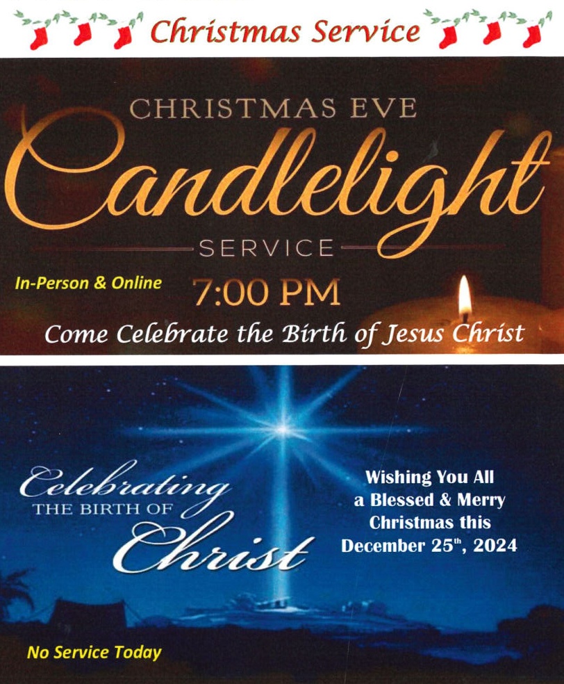 Christmas Services flyer